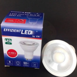 Sale% FOCO EFFIZIENT LED GU10 6W 3000K 500Lm 38 IRC80 100-240V CE