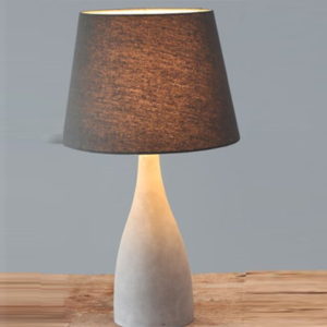 Lampara de mesa MILLA -B, cemento, 1 x E27, H570*D300mm