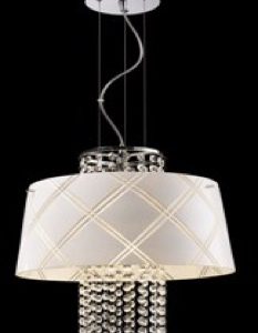 Colgante FIORELLA, blanca, ¿390 H1200MM , 1 x E27