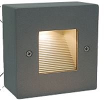 LUZ GUIA  LED 1 W, 8*8, WW, 100-240V, IP65, GRIS SOBREPUESTO