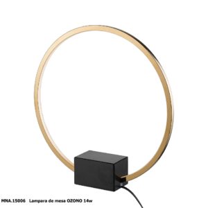 Lampara de mesa OZONO, rose gold, L505*W90*H505, LED 14W, 120V, NO DIM