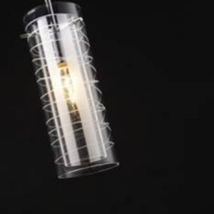 Colgante VENECIA, transparente, ¿140 H1200 mm , 1 x E14
