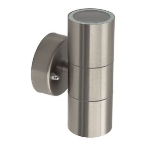 APLIQUE SUPER, UP/DOWN, 2XGU10, IP44, ACERO INOX